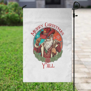 Howdy Santa Merry Christmas Y'all Garden Flag Funny Western Holiday Gift TS12 Print Your Wear