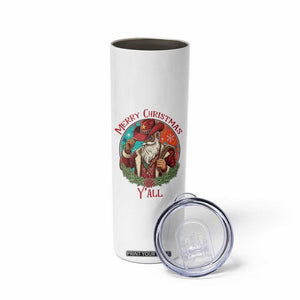 Howdy Santa Merry Christmas Y'all Skinny Tumbler Funny Western Holiday Gift TS12 Print Your Wear