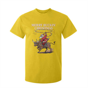 Merry Buckin Christmas T Shirt For Kid Black Santa Western Rodeo Gift TS12 Daisy Print Your Wear