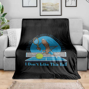I Do Not Like This Ball Throw Blanket Funny Marcus The Worm Tennis Meme TS12 Print Your Wear