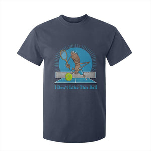 I Do Not Like This Ball T Shirt For Kid Funny Marcus The Worm Tennis Meme TS12 Navy Print Your Wear