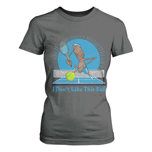 I Do Not Like This Ball T Shirt For Women Funny Marcus The Worm Tennis Meme TS12 Dark Heather Print Your Wear