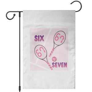 Funny Six Seven Tennis Meme Garden Flag Valentine For Women TS12 White Print Your Wear