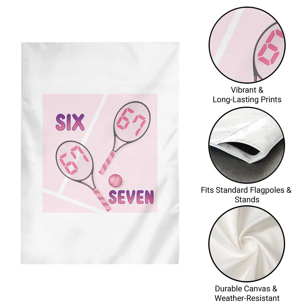 Funny Six Seven Tennis Meme Garden Flag Valentine For Women TS12 Print Your Wear