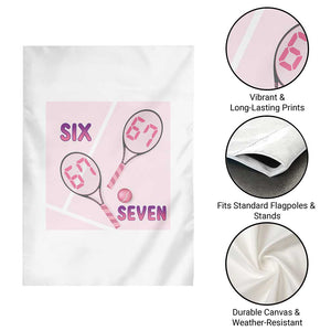 Funny Six Seven Tennis Meme Garden Flag Valentine For Women TS12 Print Your Wear