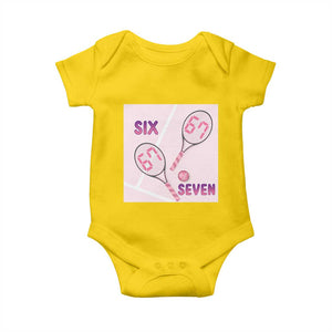 Funny Six Seven Tennis Meme Baby Onesie Valentine For Women TS12 Daisy Print Your Wear