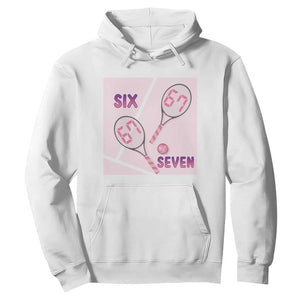 Funny Six Seven Tennis Meme Hoodie Valentine For Women TS12 White Print Your Wear