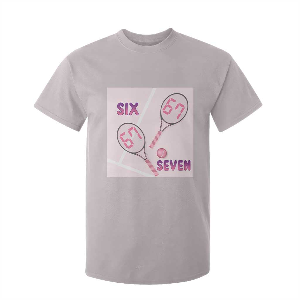 Funny Six Seven Tennis Meme T Shirt For Kid Valentine For Women TS12 Ice Gray Print Your Wear