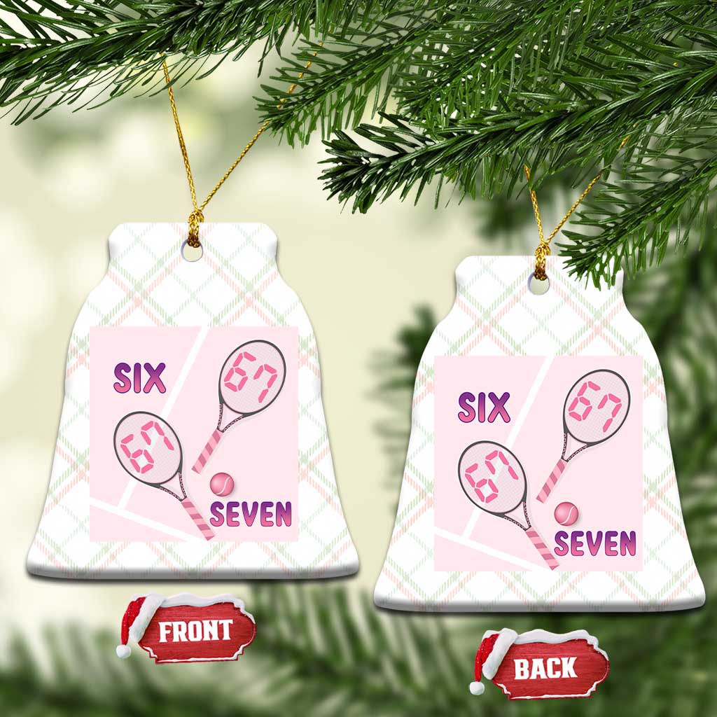 Funny Six Seven Tennis Meme Ceramic Ornament Valentine For Women TS12 Print Your Wear
