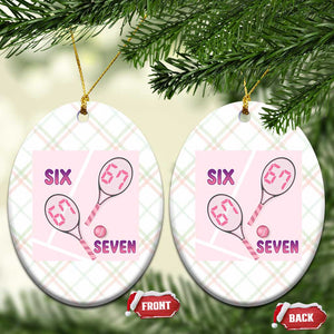 Funny Six Seven Tennis Meme Ceramic Ornament Valentine For Women TS12 Print Your Wear