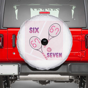 Funny Six Seven Tennis Meme Spare Tire Cover Valentine For Women TS12 White Print Your Wear