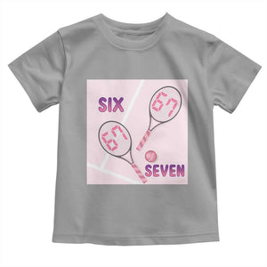 Funny Six Seven Tennis Meme Toddler T Shirt Valentine For Women TS12 Sport Gray Print Your Wear