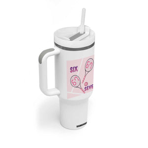 Funny Six Seven Tennis Meme Tumbler With Handle Valentine For Women TS12 Print Your Wear