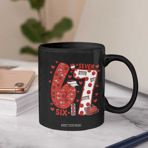 Six Seven Tennis Meme Coffee Mug Funny Gen Alpha Valentine TS12 Print Your Wear