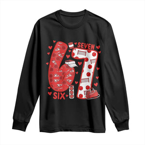 Six Seven Tennis Meme Long Sleeve Shirt Funny Gen Alpha Valentine TS12 Black Print Your Wear