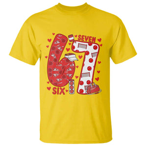 Six Seven Tennis Meme T Shirt Funny Gen Alpha Valentine TS12 Daisy Print Your Wear