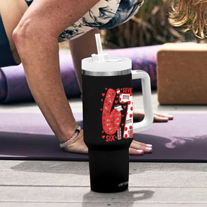 Six Seven Tennis Meme Tumbler With Handle Funny Gen Alpha Valentine TS12 Print Your Wear