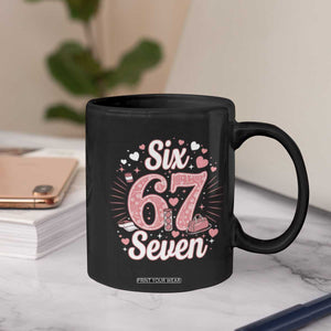 Funny Six Seven Tennis Meme Coffee Mug Gen Z Valentine TS12 Print Your Wear