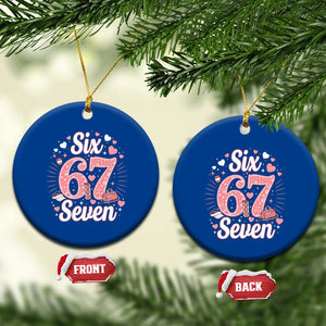 Funny Six Seven Tennis Meme Ceramic Ornament Gen Z Valentine TS12 1pc Blue Print Your Wear