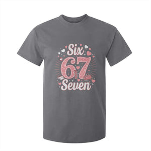 Funny Six Seven Tennis Meme T Shirt For Kid Gen Z Valentine TS12 Charcoal Print Your Wear