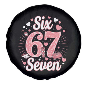 Funny Six Seven Tennis Meme Spare Tire Cover Gen Z Valentine TS12 Print Your Wear