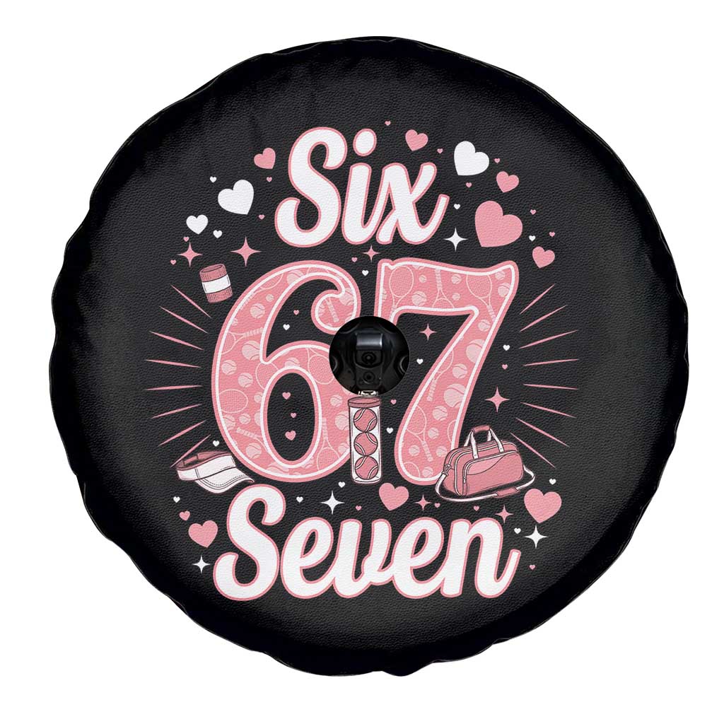 Funny Six Seven Tennis Meme Spare Tire Cover Gen Z Valentine TS12 Print Your Wear