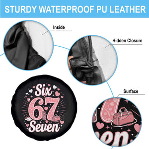 Funny Six Seven Tennis Meme Spare Tire Cover Gen Z Valentine TS12 Print Your Wear