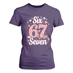 Funny Six Seven Tennis Meme T Shirt For Women Gen Z Valentine TS12 Purple Print Your Wear