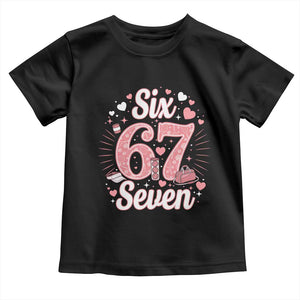 Funny Six Seven Tennis Meme Toddler T Shirt Gen Z Valentine TS12 Black Print Your Wear
