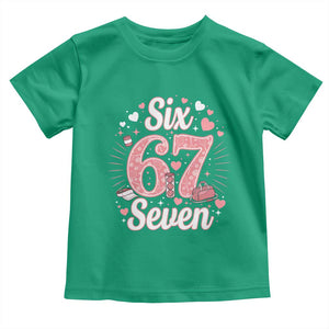 Funny Six Seven Tennis Meme Toddler T Shirt Gen Z Valentine TS12 Irish Green Print Your Wear