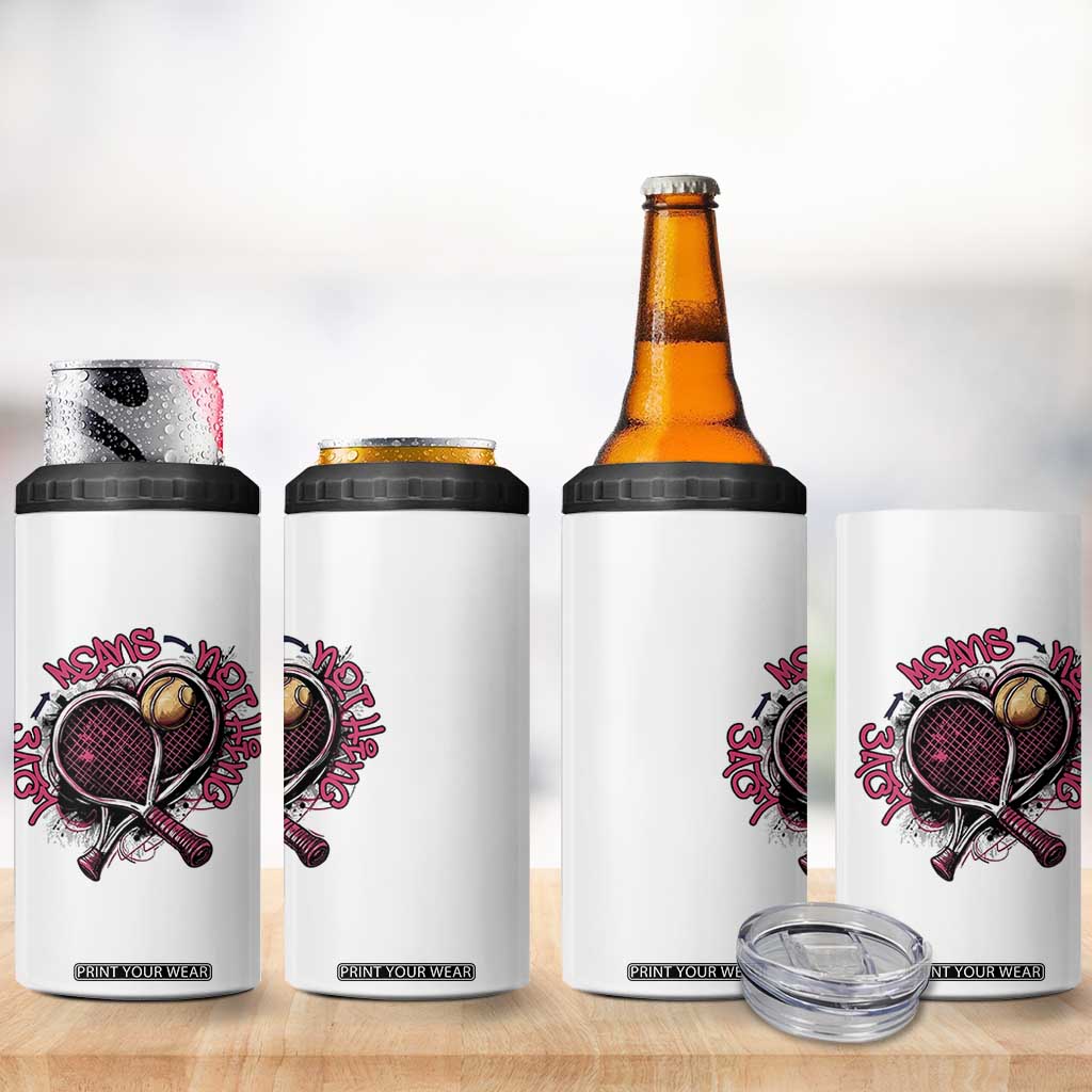 Love Means Nothing 4 in 1 Can Cooler Tumbler Tennis Lovers TS12 Print Your Wear