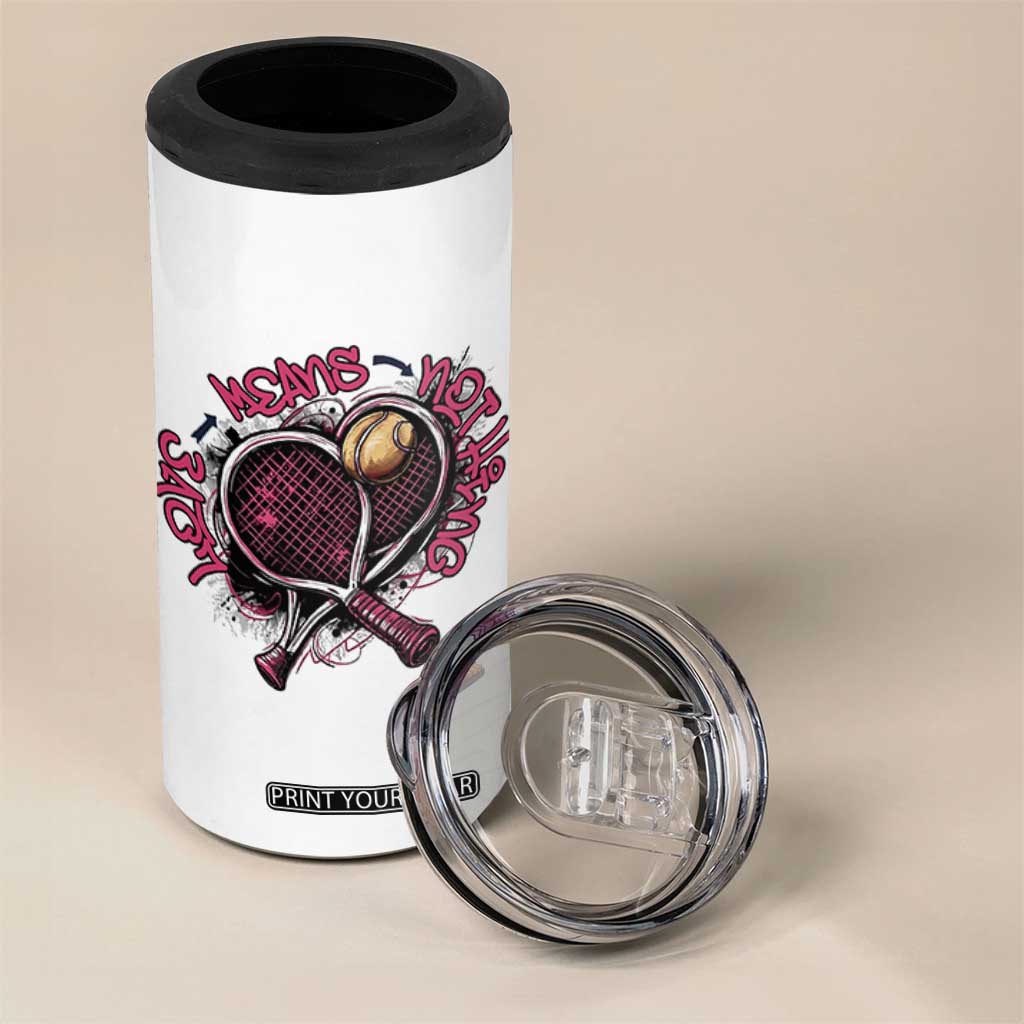 Love Means Nothing 4 in 1 Can Cooler Tumbler Tennis Lovers TS12 Print Your Wear