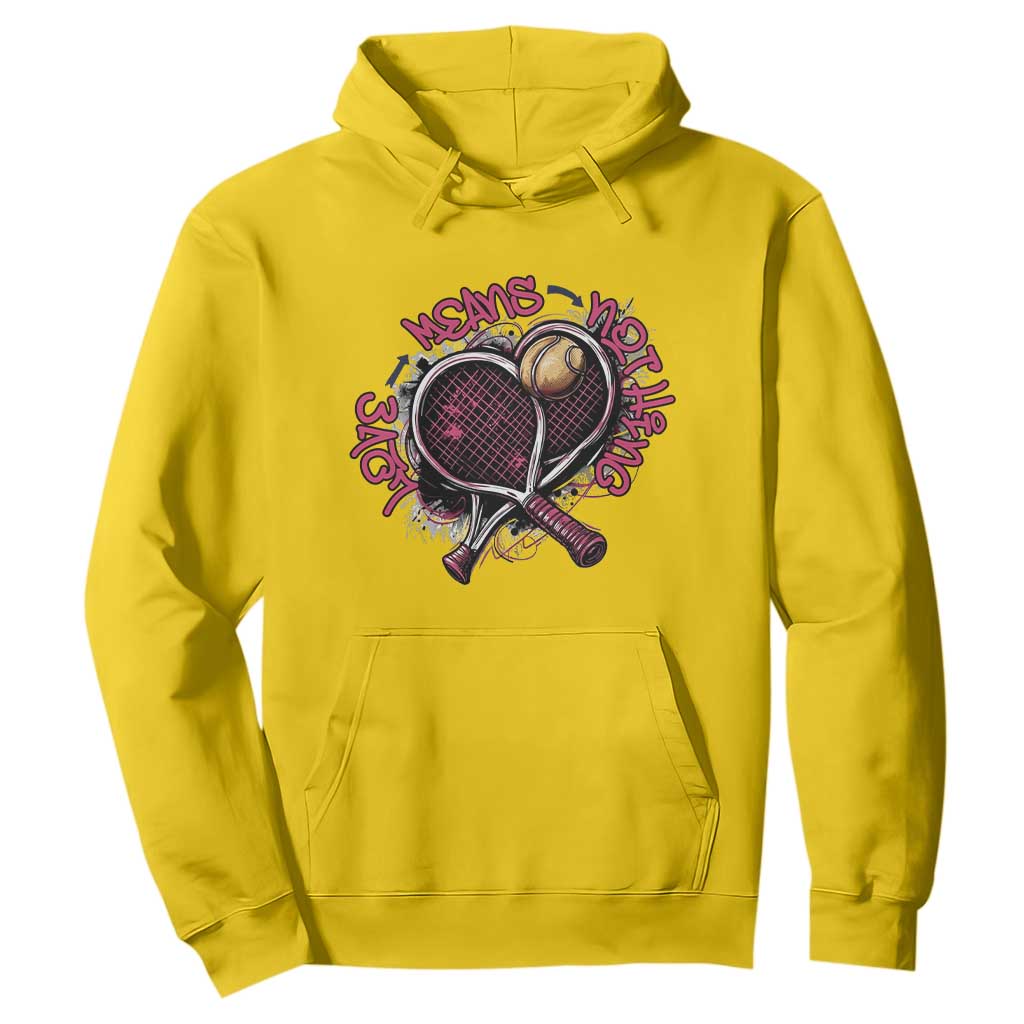 Love Means Nothing Hoodie Tennis Lovers TS12 Daisy Print Your Wear