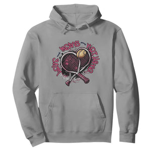 Love Means Nothing Hoodie Tennis Lovers TS12 Sport Gray Print Your Wear