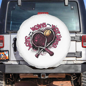 Love Means Nothing Spare Tire Cover Tennis Lovers TS12 No hole White Print Your Wear