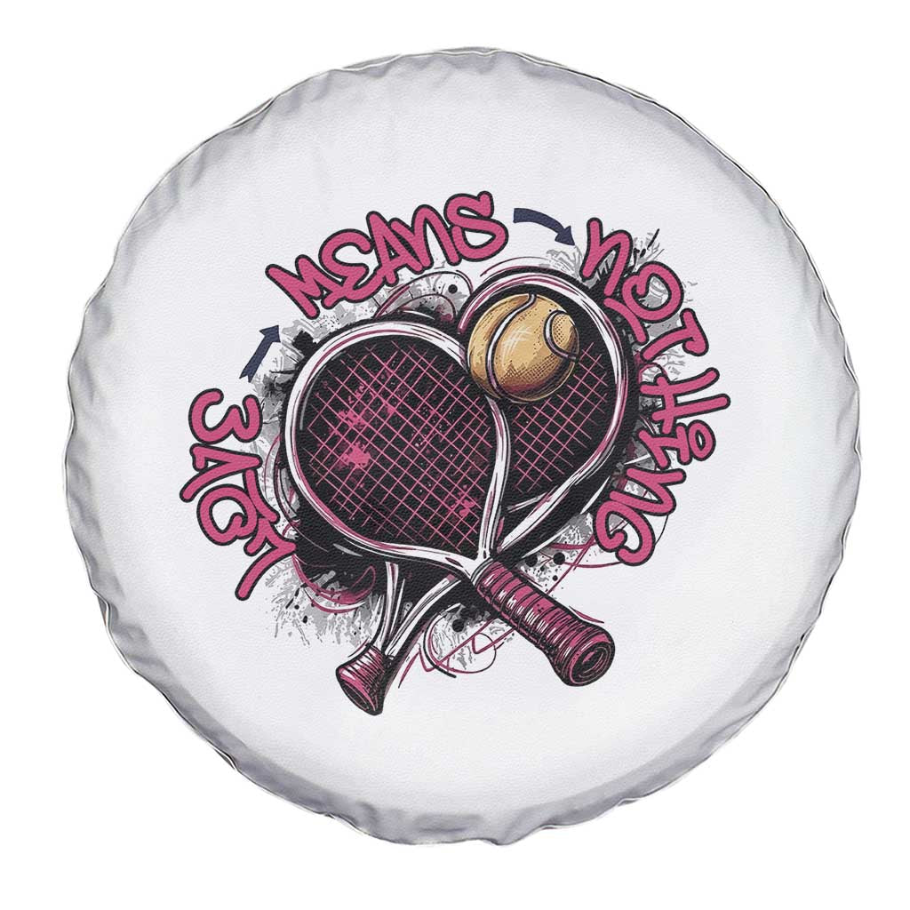 Love Means Nothing Spare Tire Cover Tennis Lovers TS12 Print Your Wear