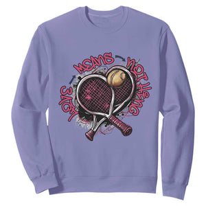 Love Means Nothing Sweatshirt Tennis Lovers TS12 Violet Print Your Wear