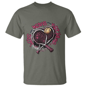 Love Means Nothing T Shirt Tennis Lovers TS12 Military Green Print Your Wear