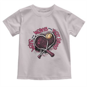 Love Means Nothing Toddler T Shirt Tennis Lovers TS12 Ice Gray Print Your Wear