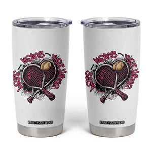 Love Means Nothing Tumbler Cup Tennis Lovers TS12 White Print Your Wear