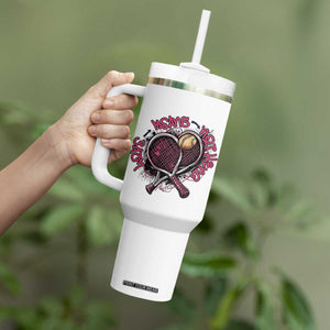 Love Means Nothing Tumbler With Handle Tennis Lovers TS12 Print Your Wear