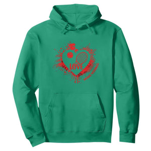 Love Means Nothing To A Tennis Player Hoodie Valentines Day Gift TS12 Irish Green Print Your Wear