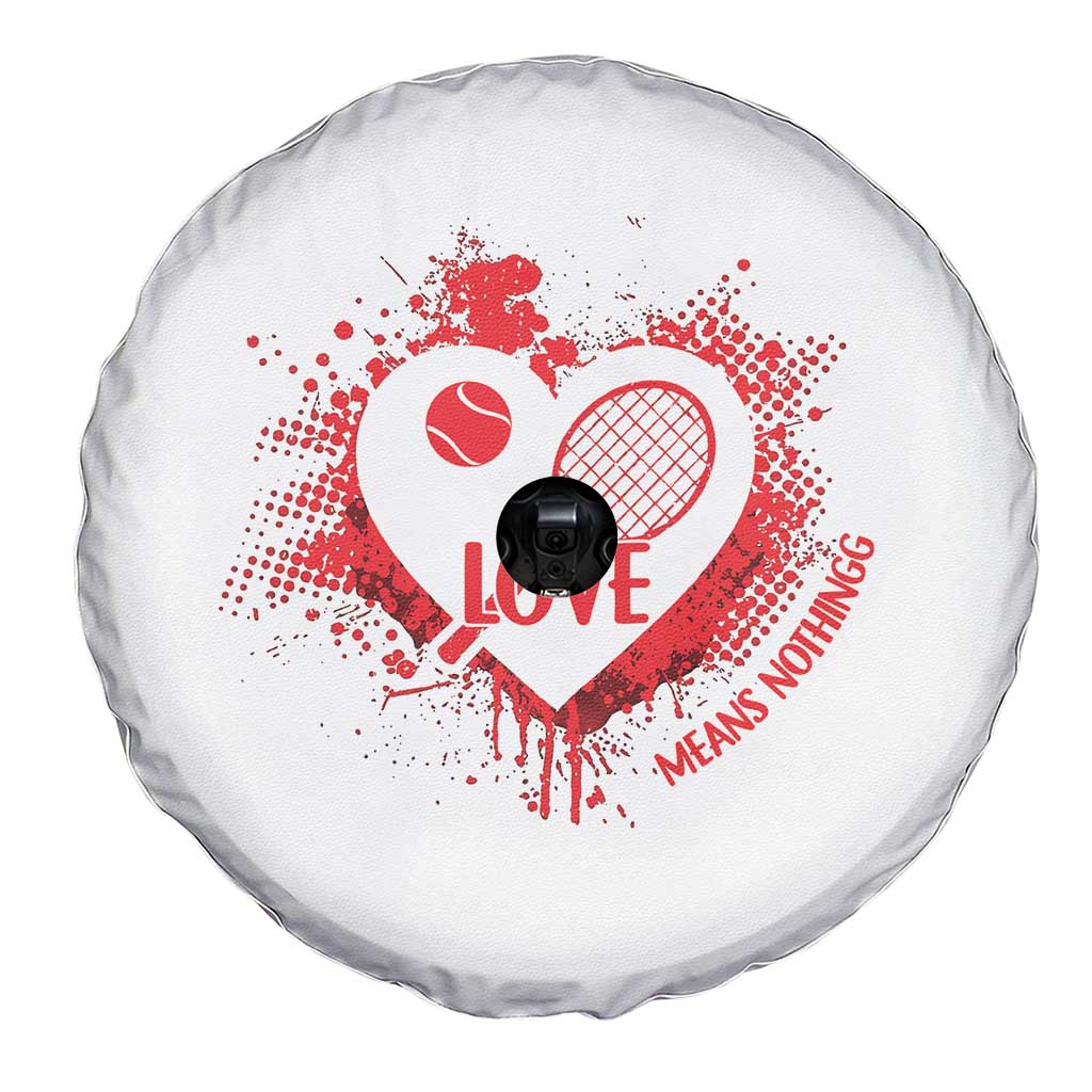 Love Means Nothing To A Tennis Player Spare Tire Cover Valentines Day Gift TS12 Print Your Wear