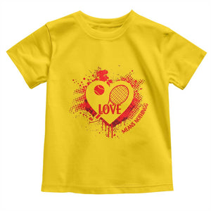 Love Means Nothing To A Tennis Player Toddler T Shirt Valentines Day Gift TS12 Daisy Print Your Wear