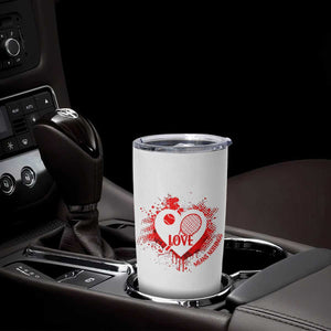 Love Means Nothing To A Tennis Player Tumbler Cup Valentines Day Gift TS12 Print Your Wear