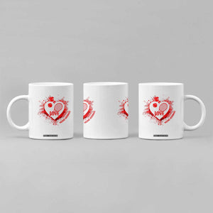 Love Means Nothing To A Tennis Player Coffee Mug Valentines Day Gift TS12 Print Your Wear