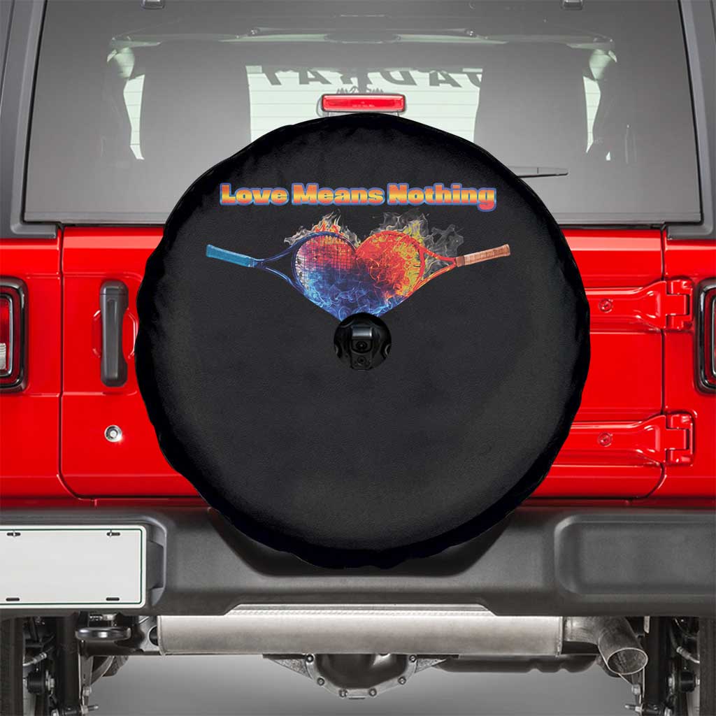 Love Means Nothing Spare Tire Cover Valentines Day Gift TS12 Black Print Your Wear
