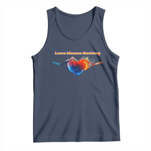 Love Means Nothing Tank Top Valentines Day Gift TS12 Navy Print Your Wear