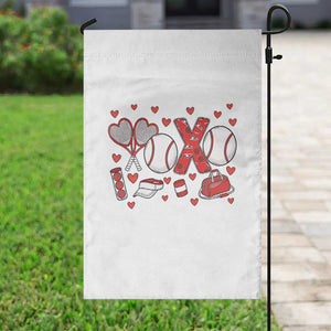 Cute XOXO Tennis Player Garden Flag Valentines Tennis Gift TS12 Print Your Wear