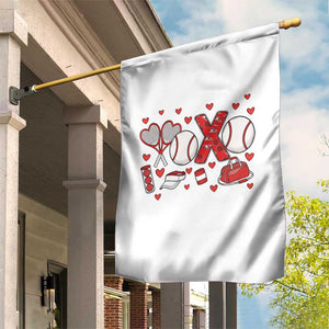 Cute XOXO Tennis Player Garden Flag Valentines Tennis Gift TS12 Print Your Wear